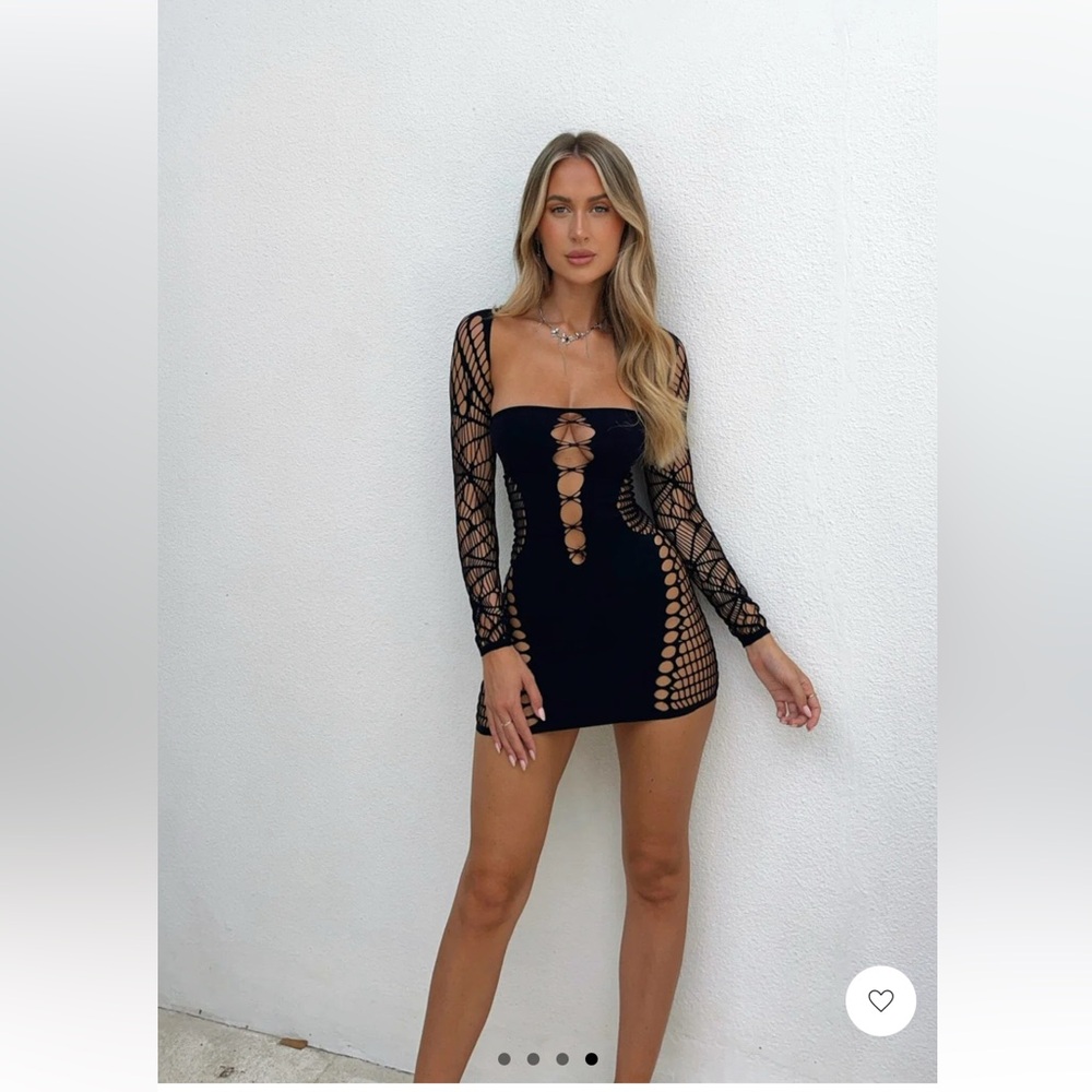 SANTA ROSA MINI DRESS BLACK Cutout Dress (OUTCAST)